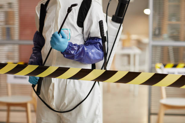 Professional Biohazard Cleanup technician working in Stone Mountain, GA